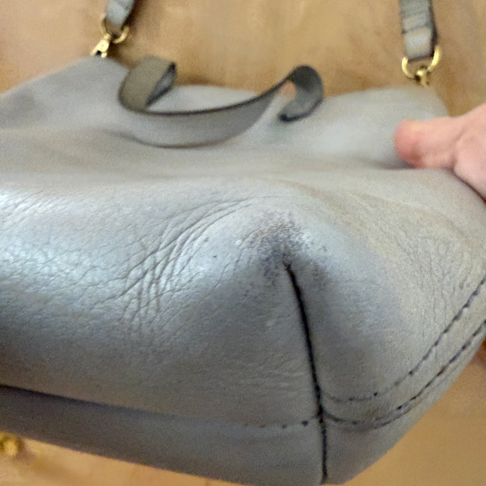 Madewell Zip-Top Medium Transport Tote in Grey/Blue - Picture 13 of 15